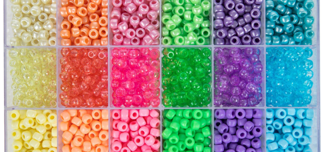 Different color of beads