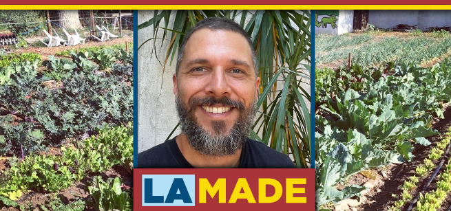 Elliott Kuhn and his farm