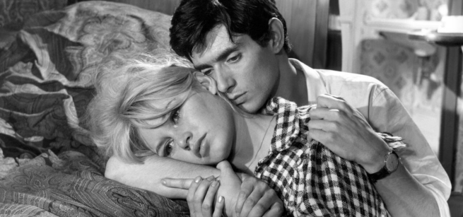 The protagonists in embrace are locked in an embrace