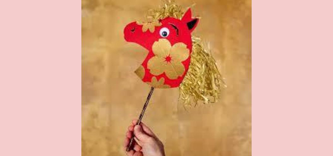 stick puppet for Year of the Horse