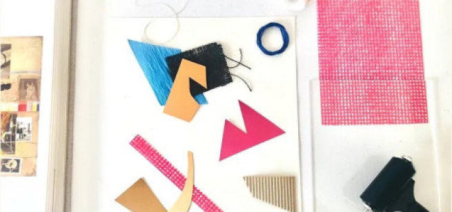 shapes, scissors, color, collage