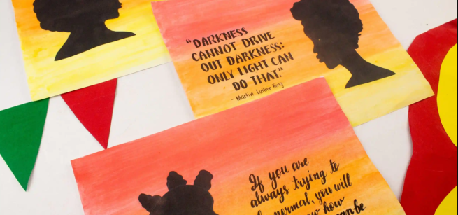 collage of silhouettes