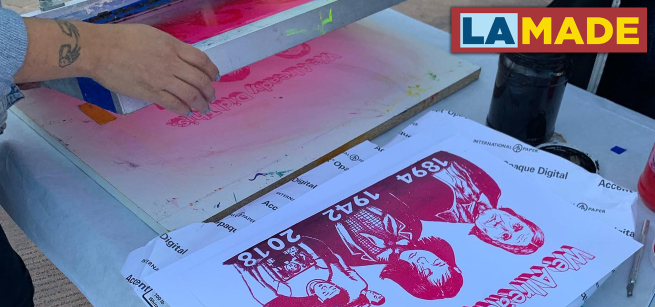 cardstock with images printed onto it