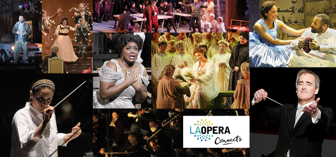 People performing opera.