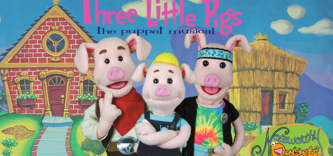 three little pigs puppets