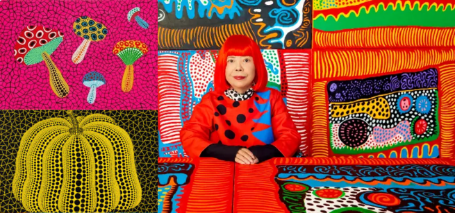 Art by Yayoi Kusama