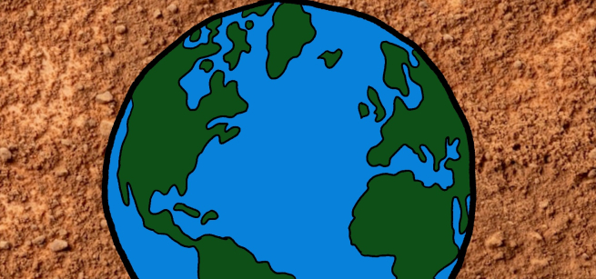 Illustration of the Earth