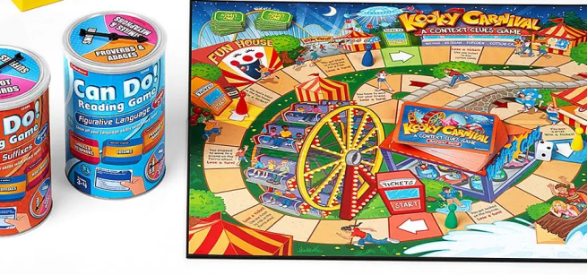 Kooky Carnival and Can Do early literacy games