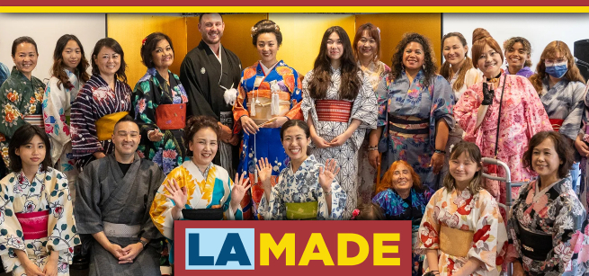 group of people wearing kimono and obis