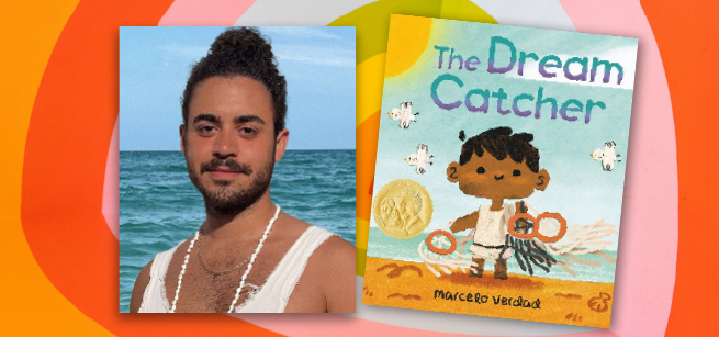 image of author with his book