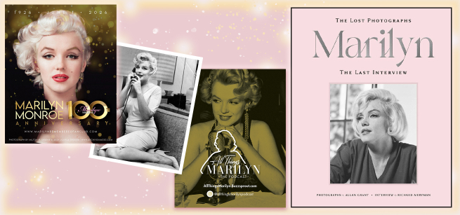 Marilyn the Last Interview Book Cover and 3 other photos of her