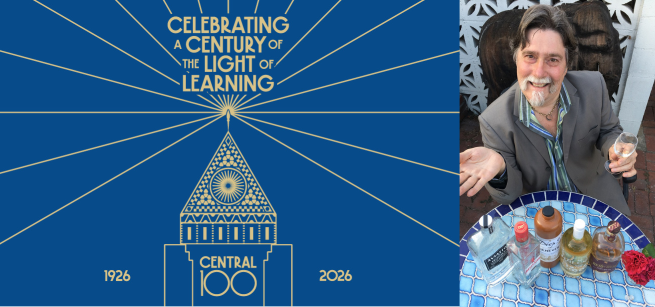 Central 100 Logo and Richard Foss