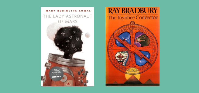 Kowal and Bradbury book covers