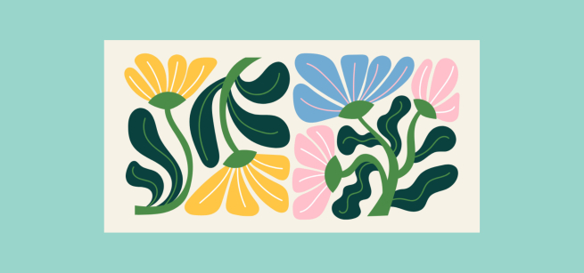 Flower graphic