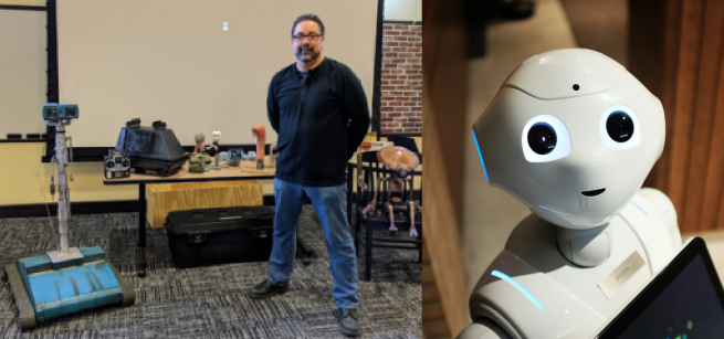 Paul Thompson and some robots