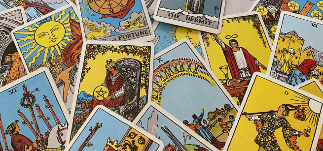Photo of tarot cards