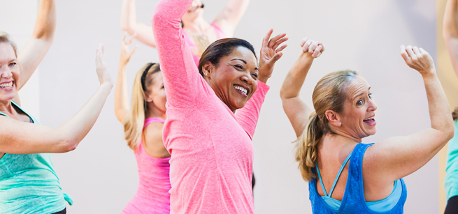 women dancing