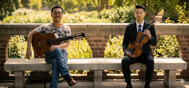 Classical Guitar and Violin, Taro Wayama, David Lee Ruest