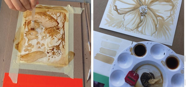 Paint Palette with painting
