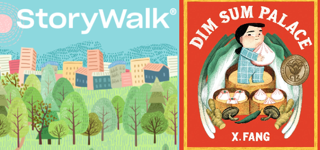 Book cover of dim sum with a little girl