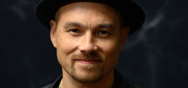 A portrait of DJ Hapa.