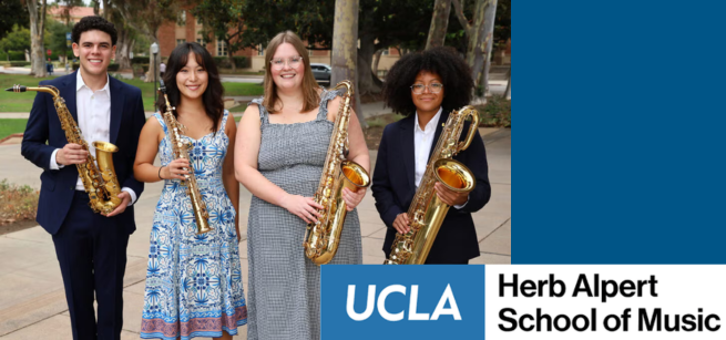Photo of the Zuma Saxophone Quartet