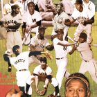 Players collage from the Barrier Breakers Traveling Exhibit brochure. Many Black and Afro Latino players earned recognition as the greatest athletes of all time. By 1970, nearly 15 percent of MLB teams were comprised of African American players. Many players were socially active and involved with charitable organizations within their communities.