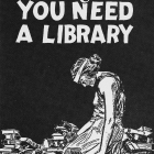 graphic that reads, 'Los Angeles! You need a library'