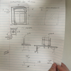 sketch with measurements