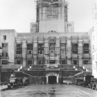 Central Library, Hope Street Entrance, under construction, 1926. W.A. Hughes, Institutional Collection/Los Angeles Public Library.