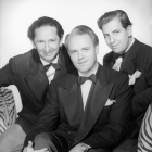 Portrait of Harry Burnett, Forman Brown, and Richard Roddy Brandon, aka, the Yale Puppeteers, circa 1940s.