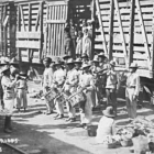 Robert Runyon, Carranza's Troops in Matamoros (Las tropas de Carranza en Matamoros), ca. 1913-1916. Getty Research Institute (89.R.46)