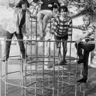 The Bangles, 1983 – Michael Edwards/Herald Examiner Collection, Vicki Peterson, Annette Zilinskas, Susanna Hoffs and Debbi Peterson. Influenced by L.A. 60s legends The Byrds and The Buffalo Springfield, The Bangles set themselves apart from other all-female bands of the era.  Their blend of sixties-influenced folk rock and melodic vocal harmonies gained them major commercial and critical success with songs Walk Like An Egyptian and Manic Monday.