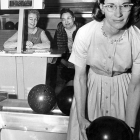 Three members of Valley PTAs pose at the Pickwick Recreation Center in Burbank where they have arranged all-night parties for graduating high school seniors. January 28, 1963.