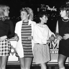 black and white photo of The Bangles