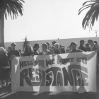 Hell No We Won’t Go, 1968. Black and white photographic proof, 2.25 x 2.25 inches, L.A. Resistance Collection, Los Angeles Public Library