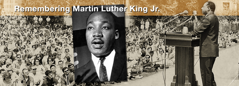 collage of images of Dr. Martin Luther King, Jr.