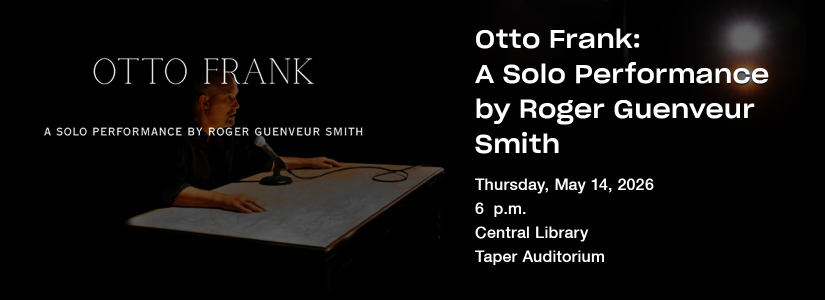 Otto Frank: A Solo Performance by Roger Guenveur Smith