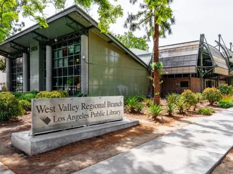 exterior of West Valley Branch Library