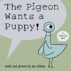 The pigeon wants a puppy!