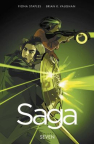 Saga. writer, Brian K. Vaughan ; artist, Fiona Staples ; Fonografiks, lettering + design. Vol. 7