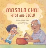 Book cover of Masala chai, fast and slow 