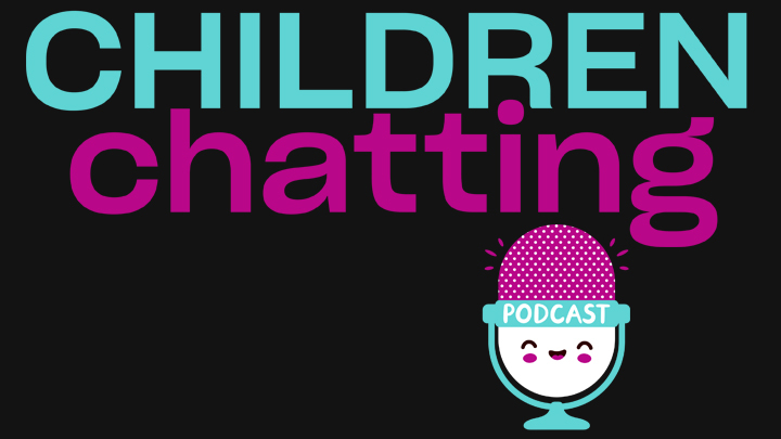 children chatting logo