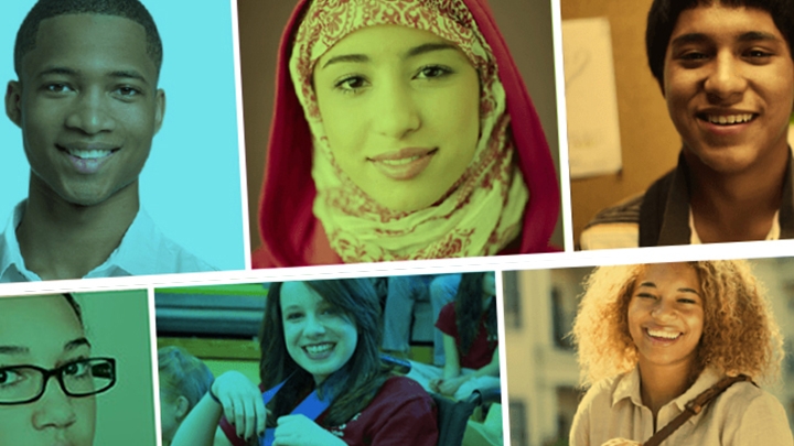 teens of different groups