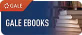 Logo for Gale Ebooks. A stack of books.
