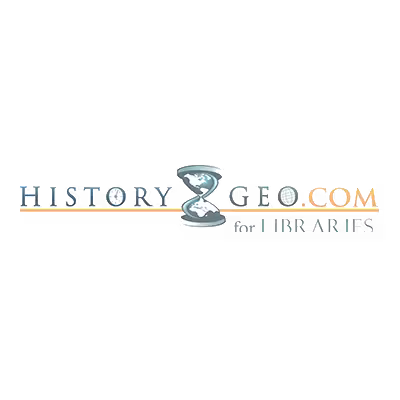 Logo for "HistoryGeo.com for libraries"