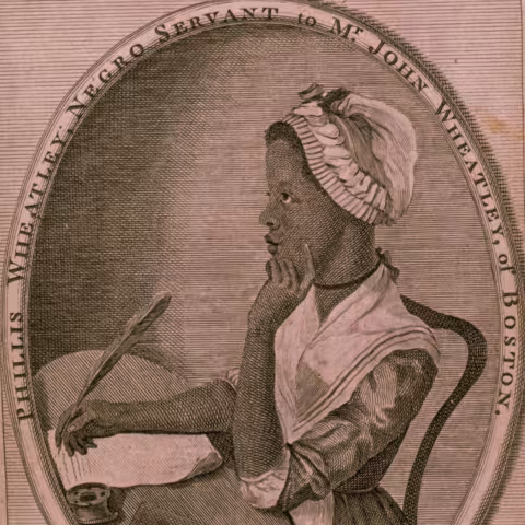 Illustration of Phillis Wheatley