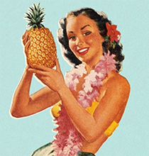 Avitar of a woman with a pineapple.