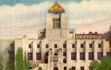 illustration of central library