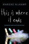 Book cover of This is where it ends 